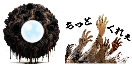 煩悩/穢れを表した図